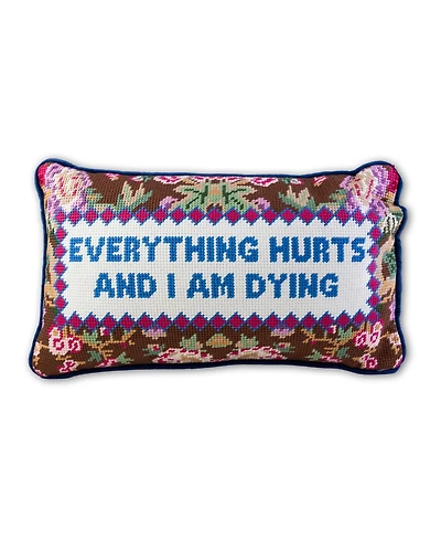 Furbish Studio Needlepoint Pillow