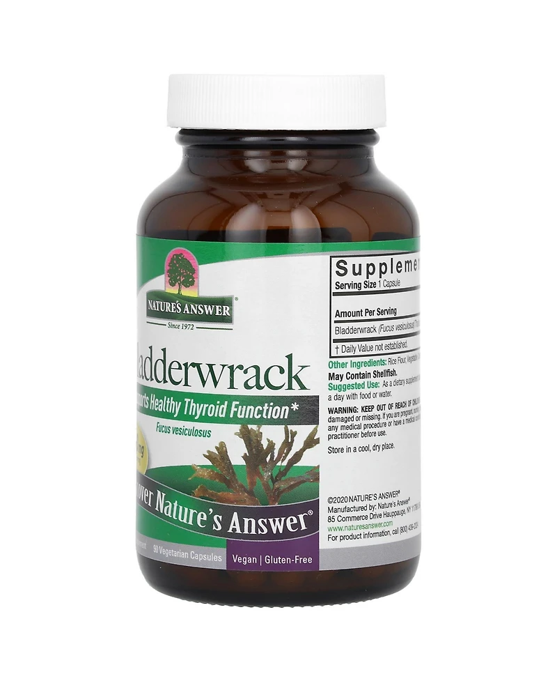 Nature's Answer Bladderwrack 250 mg