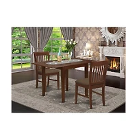 East West Furniture Dining Room Set Mahogany