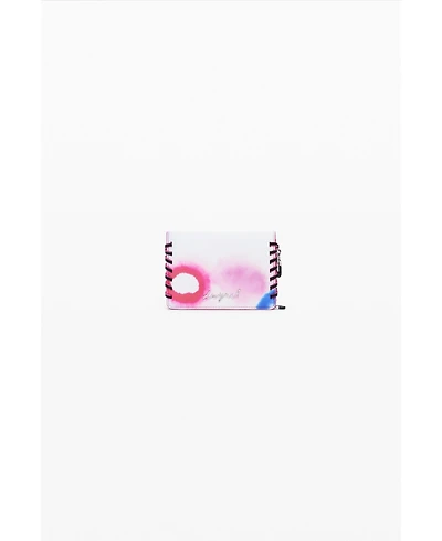 Desigual Women's Small wallet with braided leather effect