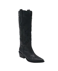 Stivali New York Women's Jolene Leather Cowboy Boots