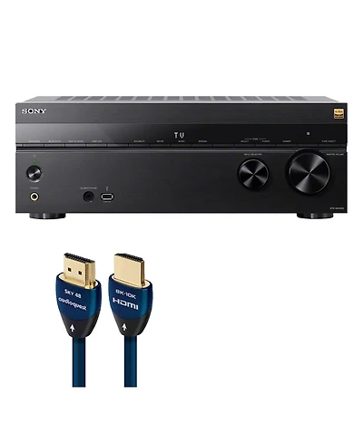Sony Str-AN1000 7.2 Channel 8K Av Receiver with AudioQuest Sky 3m Hdmi Cable