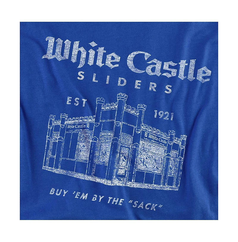 Logovision Men's White Castle By The Sack T-Shirt