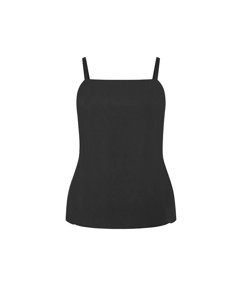 City Chic Plus Sadie Straight Neck Cami