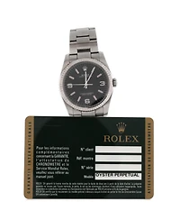 Pre-Owned Rolex Oyster Perpetual Datejust Automatic Watch in Stainless Steel and White Gold 36mm