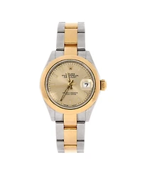Pre-Owned Rolex Oyster Perpetual Datejust Automatic Watch in Stainless Steel and Gold 28mm