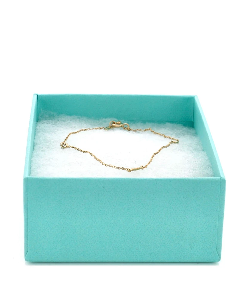 Pre-Owned Tiffany & Co. Elsa Peretti Diamonds by the Yard 3 Stone Bracelet
