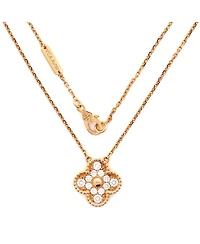 Pre-Owned Van Cleef & Arpels Vintage Alhambra Pendant Necklace
