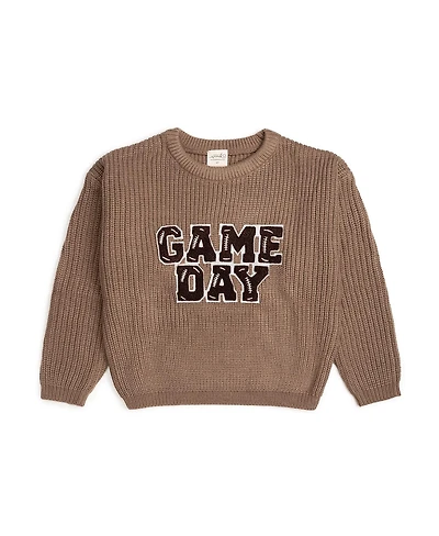 Sweet Wink Little and Big Boys Game Day Patch Knit Sweater