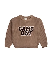 Sweet Wink Little and Big Boys Game Day Patch Knit Sweater