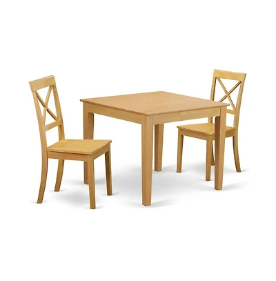 East West Furniture Dining Room Set Oak