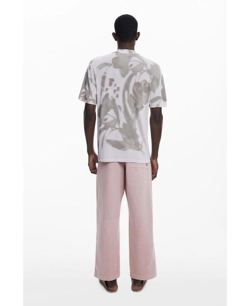 Desigual Men's Abstract short-sleeve polo
