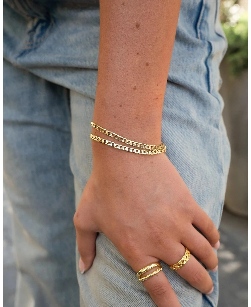 Zoe Lev Cuban Link Chain Bracelet