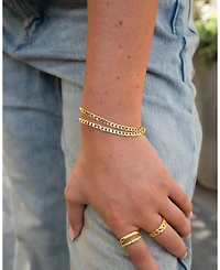 Zoe Lev Cuban Link Chain Bracelet