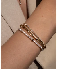 Zoe Lev 14K Gold Pearl Segment Bead Bracelet