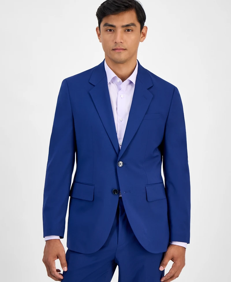 Hugo by Boss Men's Modern-Fit Solid Wool-Blend Suit Separate Jacket
