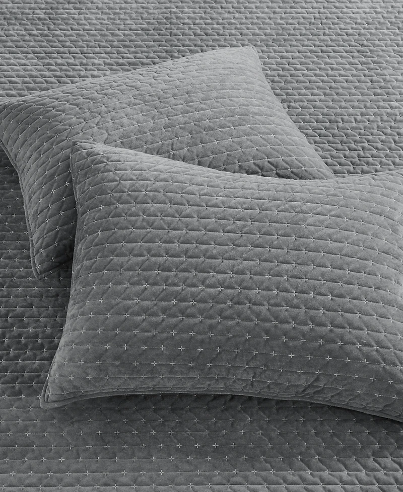 Levtex Velvet Stitch Reversible 3-Pc. Quilt Set, King/California King