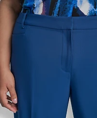 Dkny Plus Modern-Fit Straight-Leg Pants