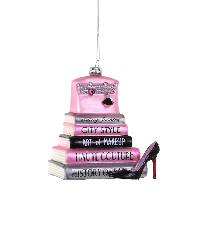 Cody Foster & Co. Fashion Stack Glass Ornament