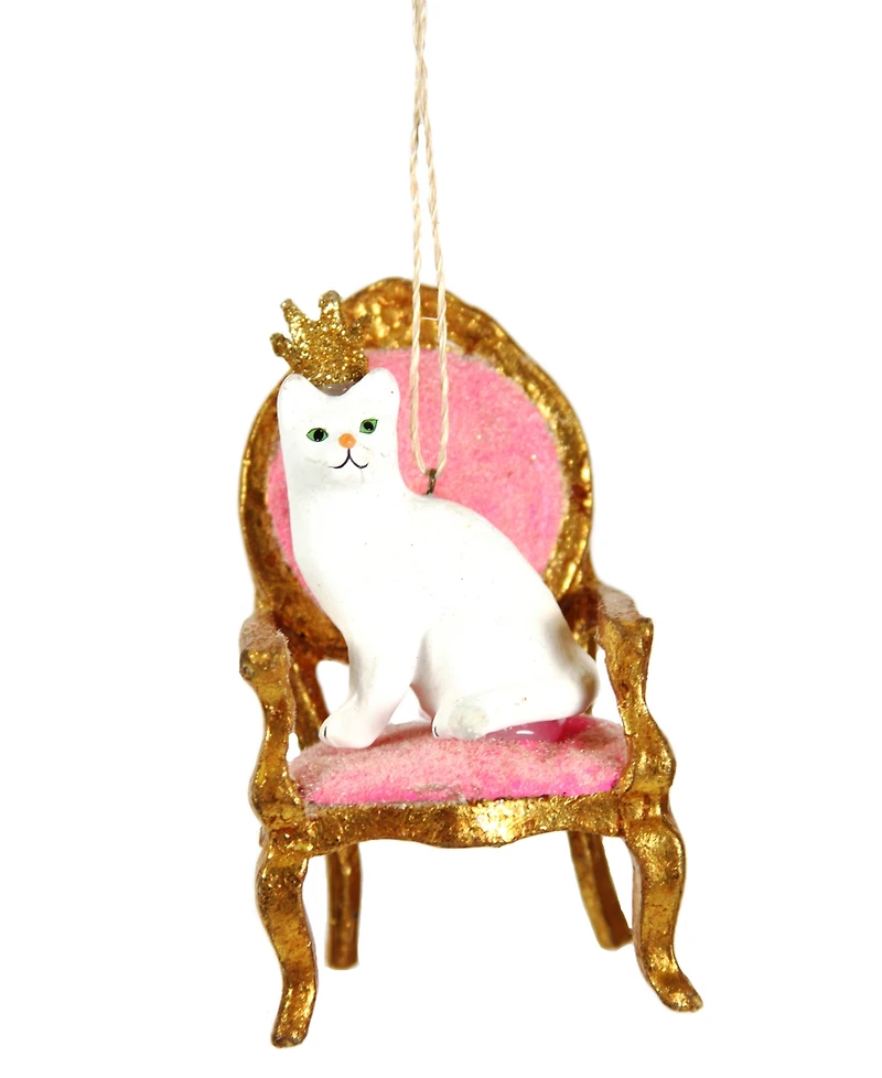 Cody Foster & Co. Kitten Queen Resin Ornament