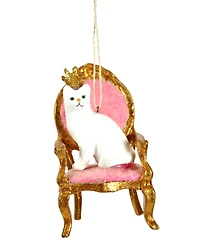 Cody Foster & Co. Kitten Queen Resin Ornament