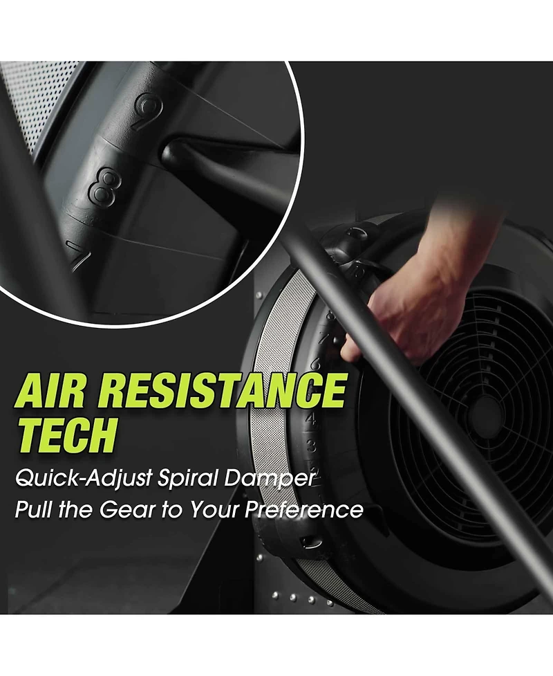Mikolo Indoor Ski Machine – Wind Resistance Aerobic Trainer for Home Cardio & Strength