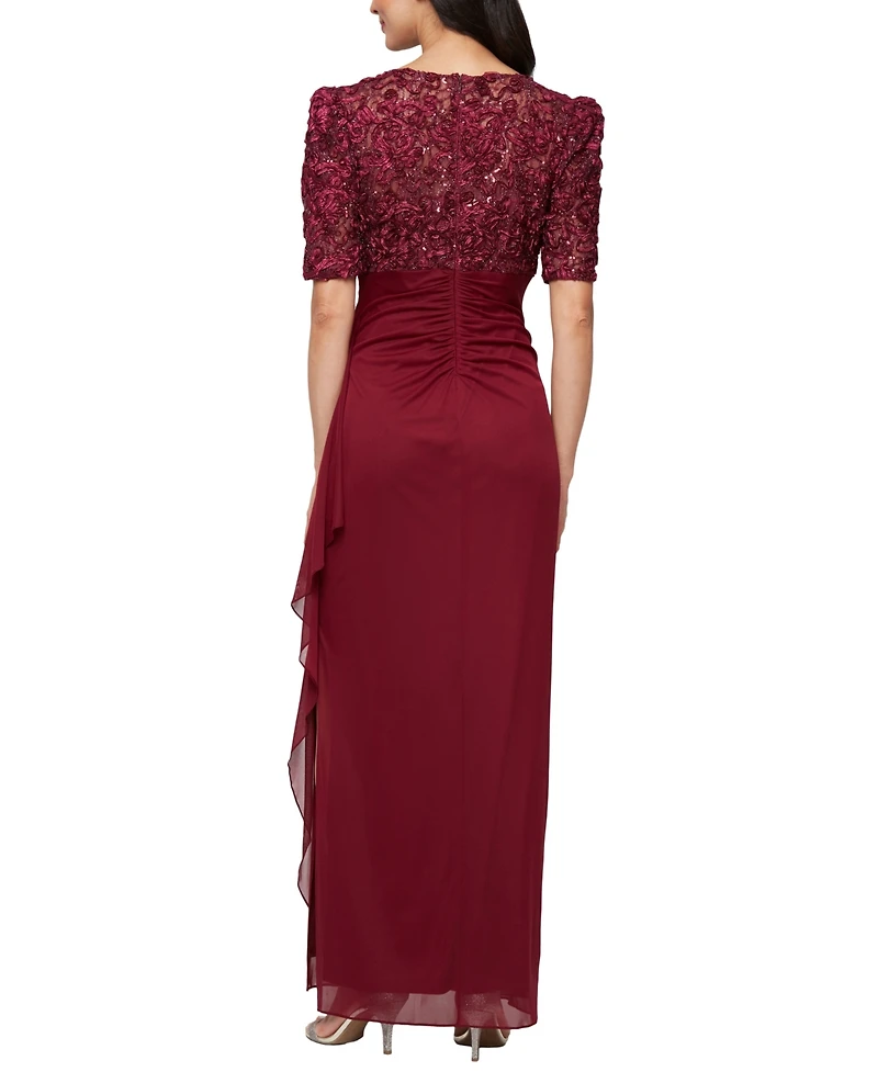 Alex Evenings Petite Empire Waist Dress