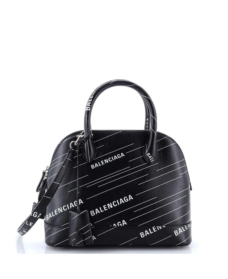 Pre-Owned Balenciaga Small Logo Ville Bag Leather