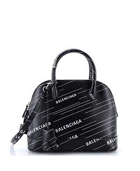 Pre-Owned Balenciaga Small Logo Ville Bag Leather