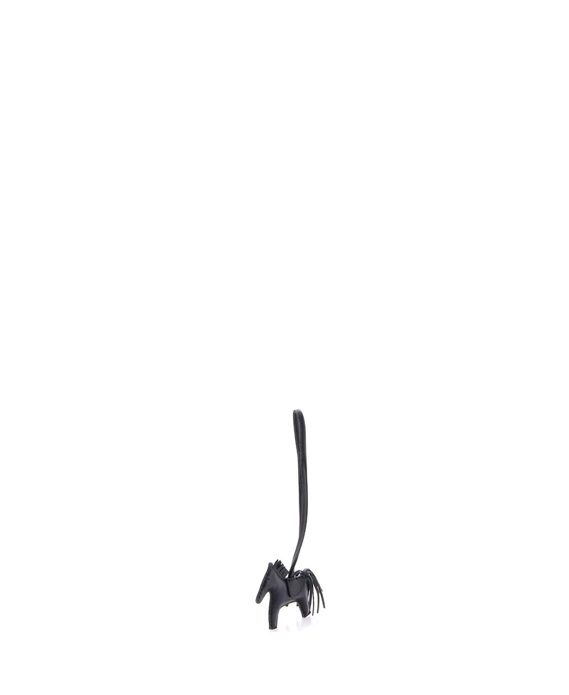 Pre-Owned Hermes Pm So Black GriGri Rodeo Bag Charm Leather