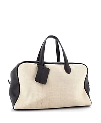 Pre-Owned Hermes 43 Victoria Ii Bag Crinoline