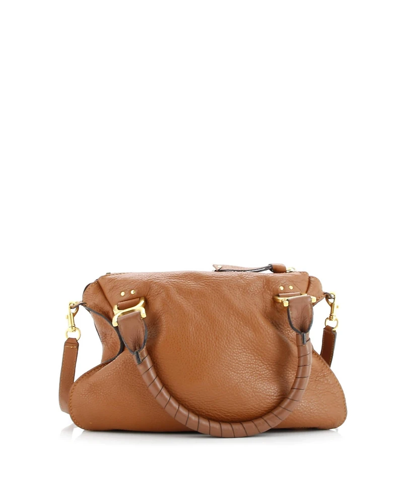 Pre-Owned Chloe Medium Marcie Satchel Leather