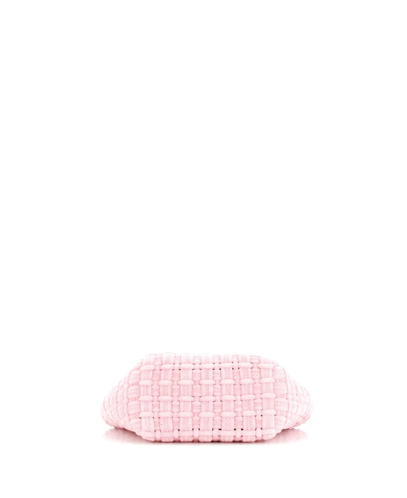 Pre-Owned Balenciaga Xs Bistro Panier Bag Woven Terry Cloth