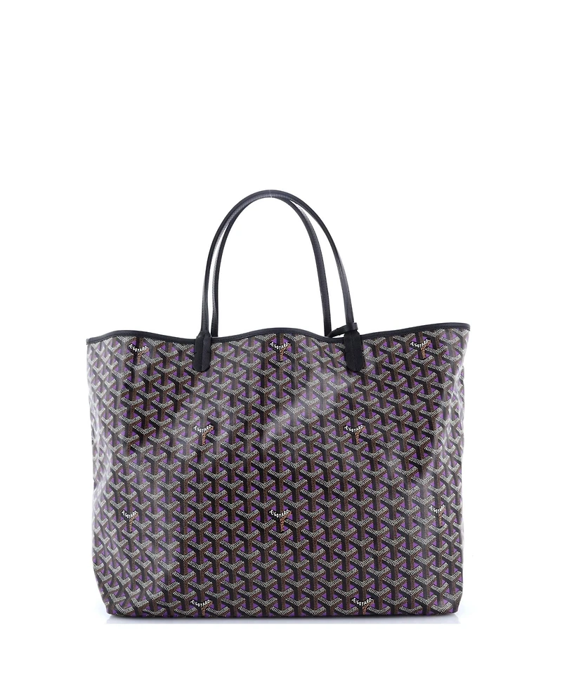 Pre-Owned Goyard Gm Saint Louis Tote Claire Voie Coated Canvas