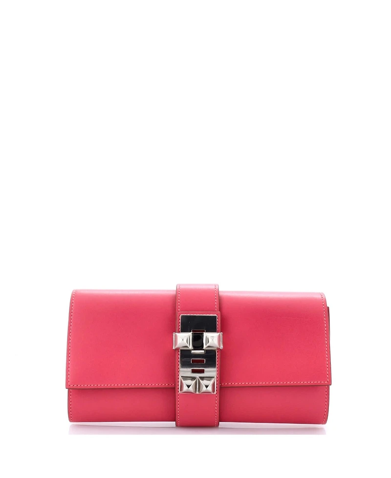 Pre-Owned Hermes 23 Medor Clutch Tadelakt