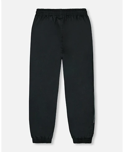 Deux par Deux Kids Unisex Splash Pants Black - Child