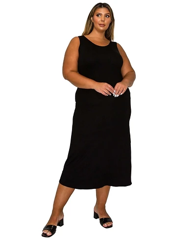 L I V D Women's Plus Mellie Tank Dress