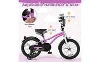 Kids Bike 16 Inch Training Bicycle with 2 Brakes for Ages 4-7