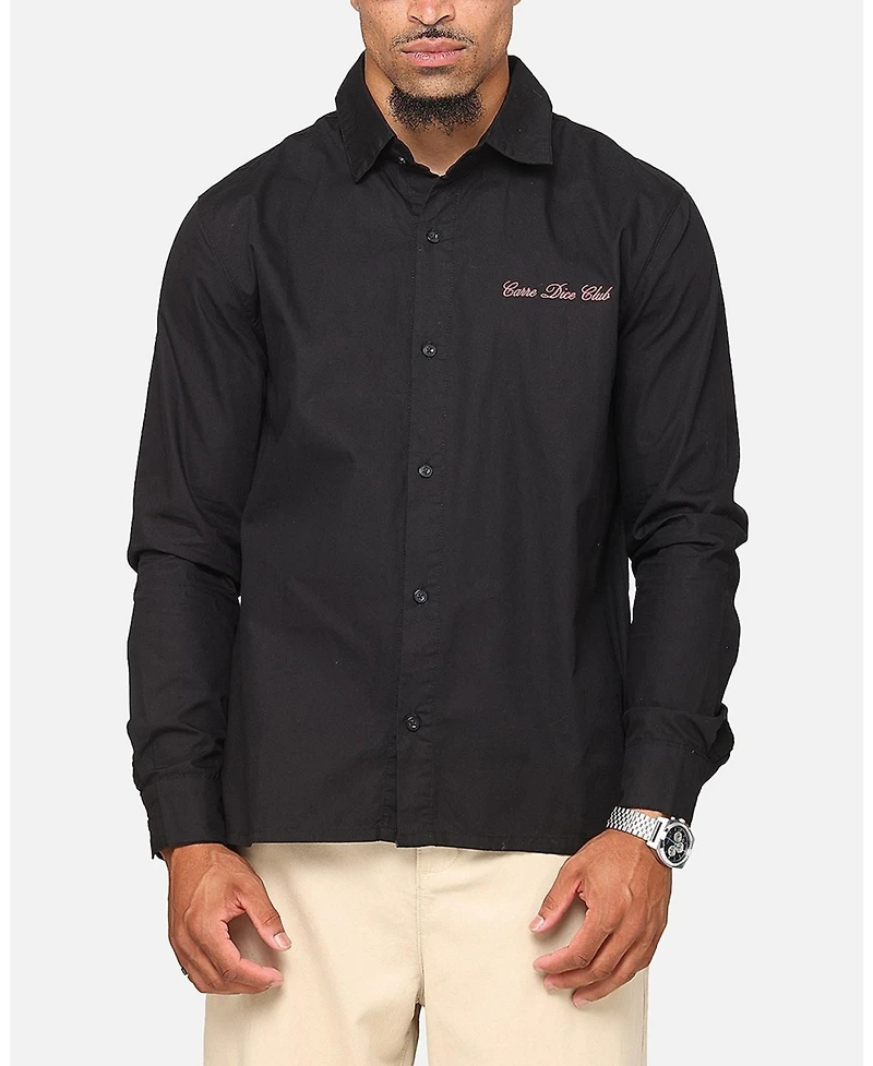 Carre Men's Dice Club Long Sleeve Button Up Shirt
