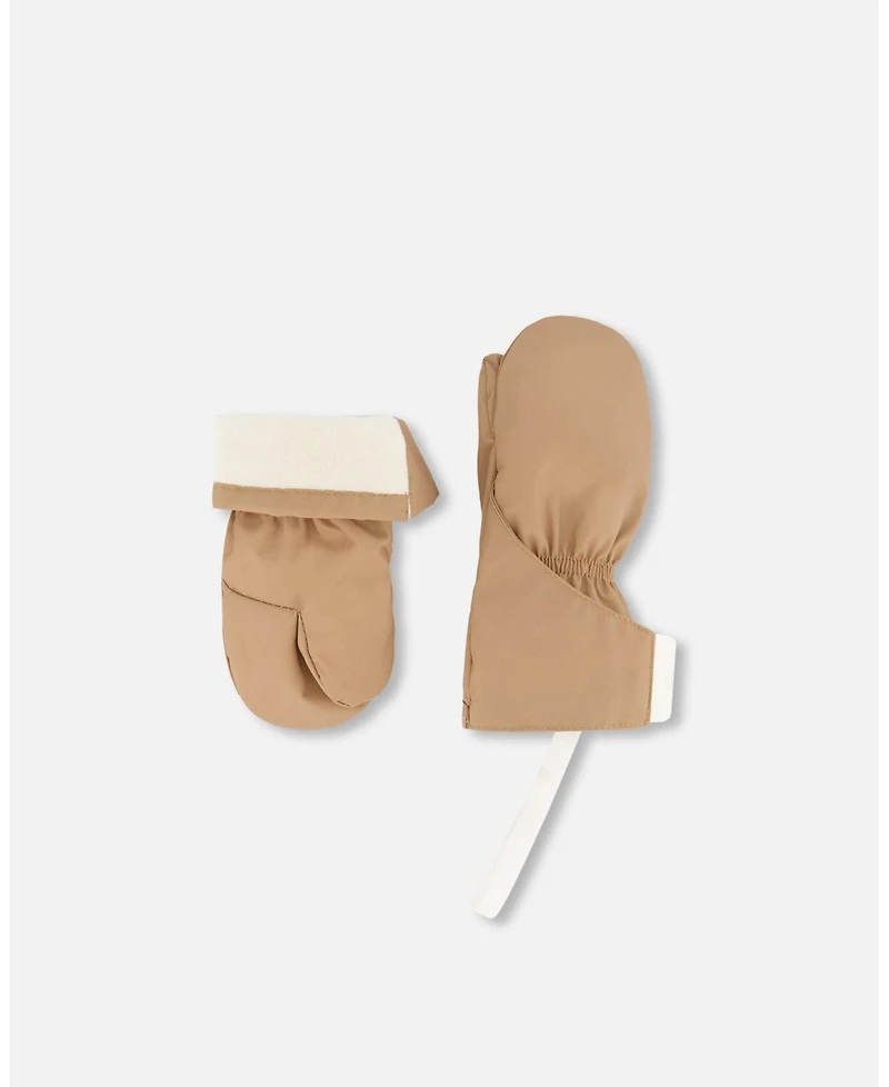 Deux par Baby Unisex Lined Mittens Chanterelle