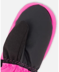 Deux par Girl Winter Mittens Teknik Fuchsia - Toddler|Child