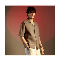 Campus Sutra Quad-Lined Oversized Shirt