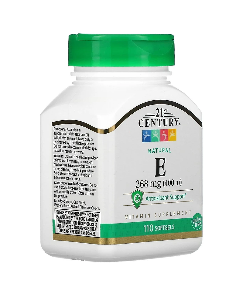 21st Century Natural Vitamin E 268 mg (400 Iu)