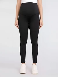 Women's Over the Belly Side Pocket Active Maternity Leggings - Motherhood