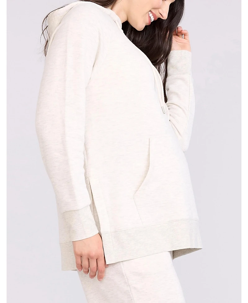 Motherhood Maternity Women's Relaxed Fit Tunic Hoodie