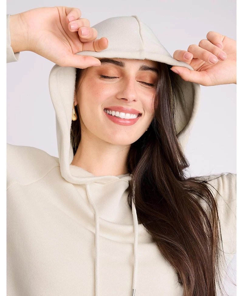 Motherhood Maternity Women's Relaxed Fit Tunic Hoodie