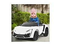 12V 2.4G Rc Electric Vehicle with Lights - White