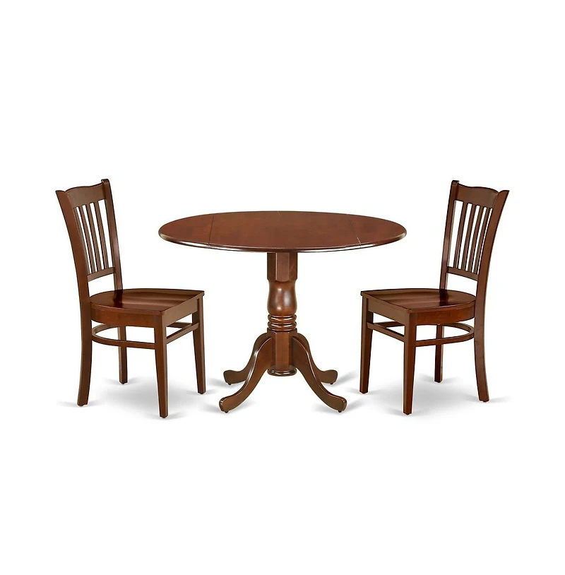East West Furniture Dining Room Set Mahogany