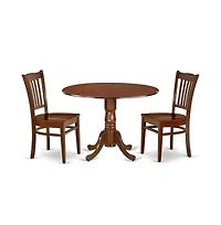 East West Furniture Dining Room Set Mahogany