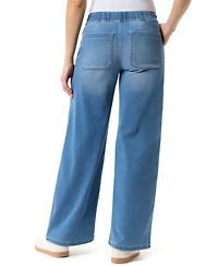Gloria Vanderbilt Women's Knit Drawstring Straight Denim Jeans